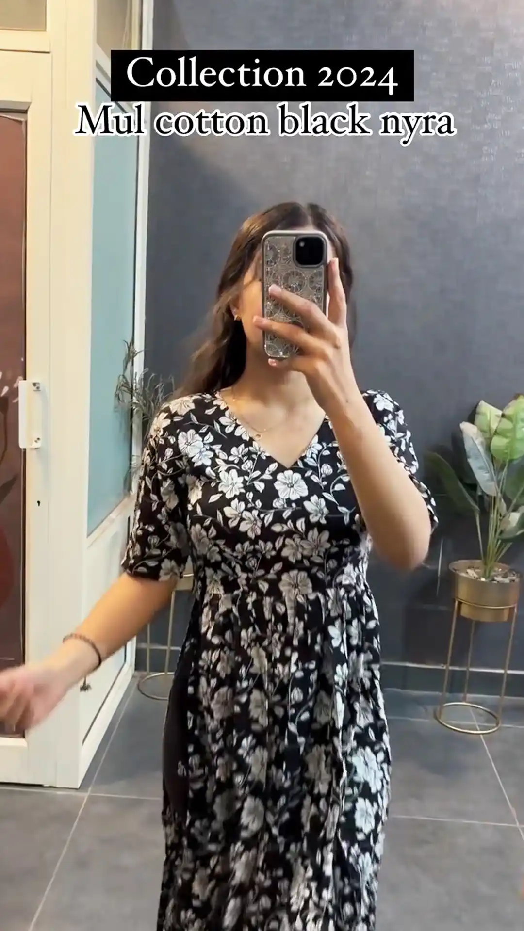 Top Trending Black Floral Printed Cotton Nyra Kurta.png